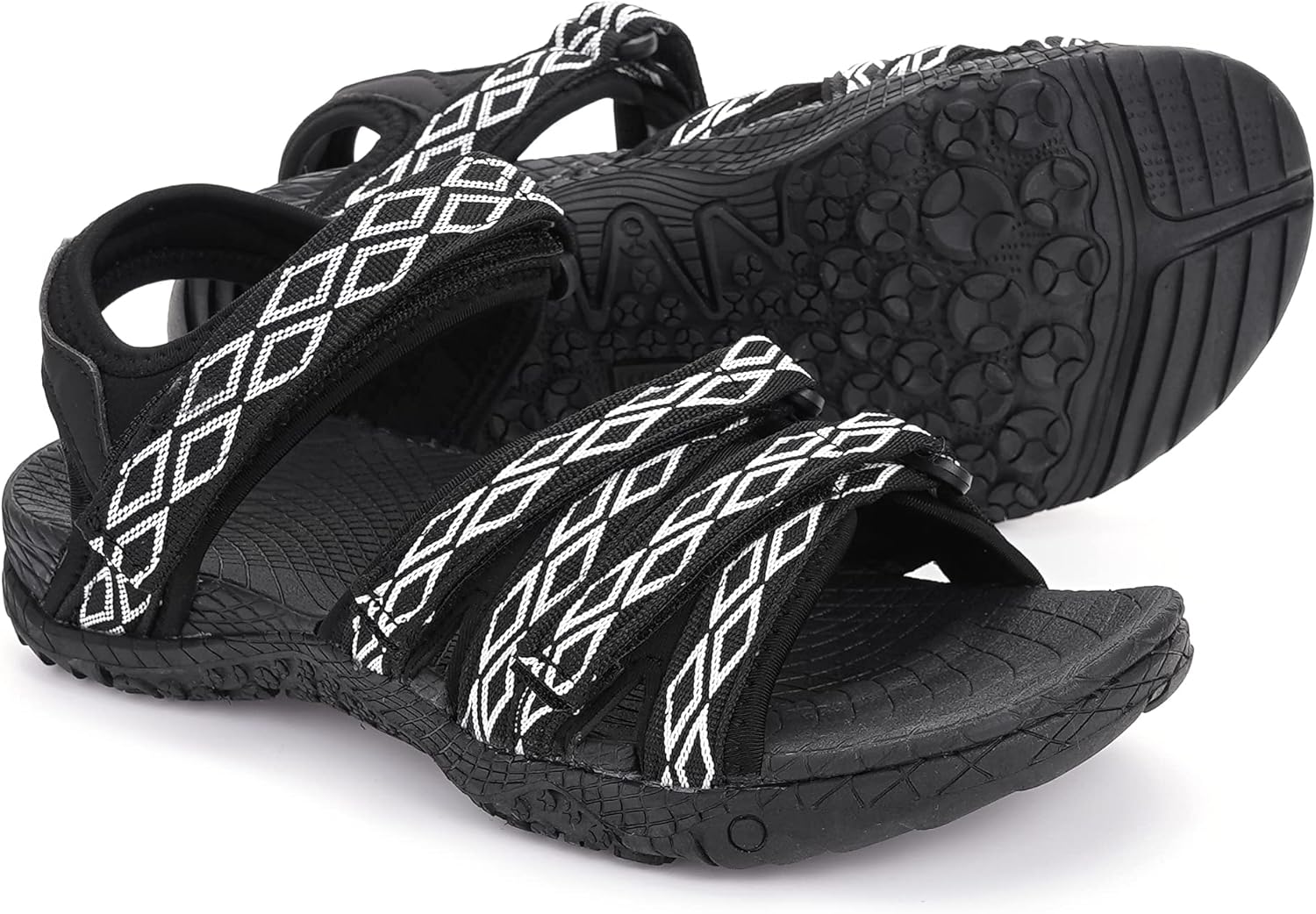 WHITIN Womens Hiking Sandals with Arch Support for Adventure