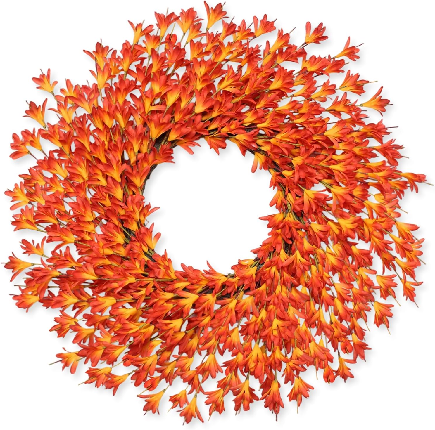 26 Inch Realistic Fall Wreath for Front Door Autumn Decor