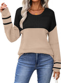 Sweaters for Women Long Sleeve Crochet Pullover - Lightweight Soft