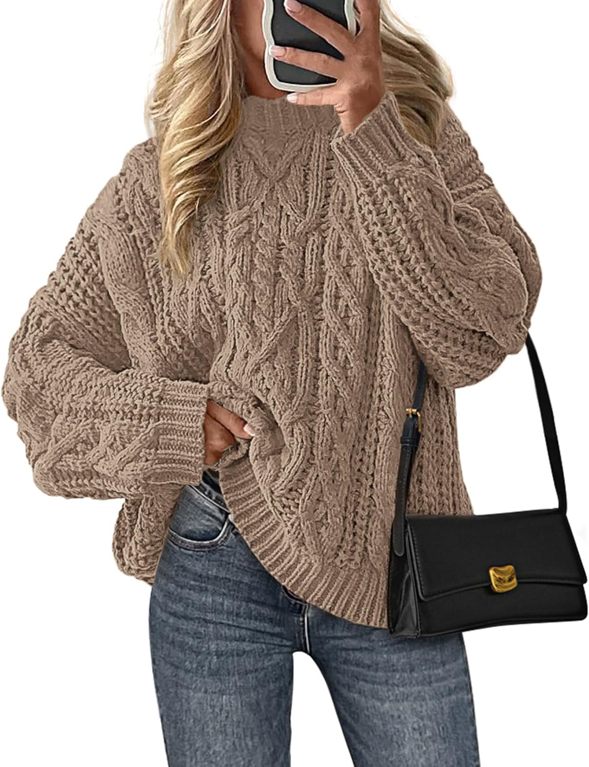 PRETTYGARDEN Women's Oversized Fall Sweaters for Cozy Style