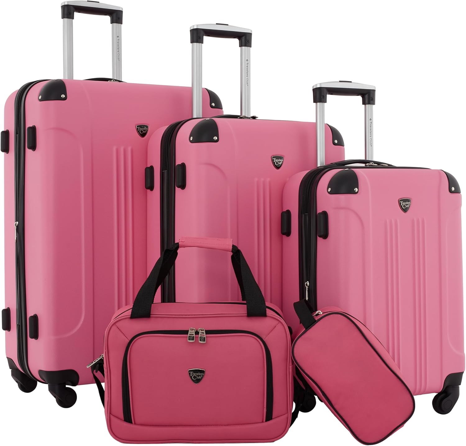 Travelers Club Chicago Hardside Expandable Spinner Luggage Set