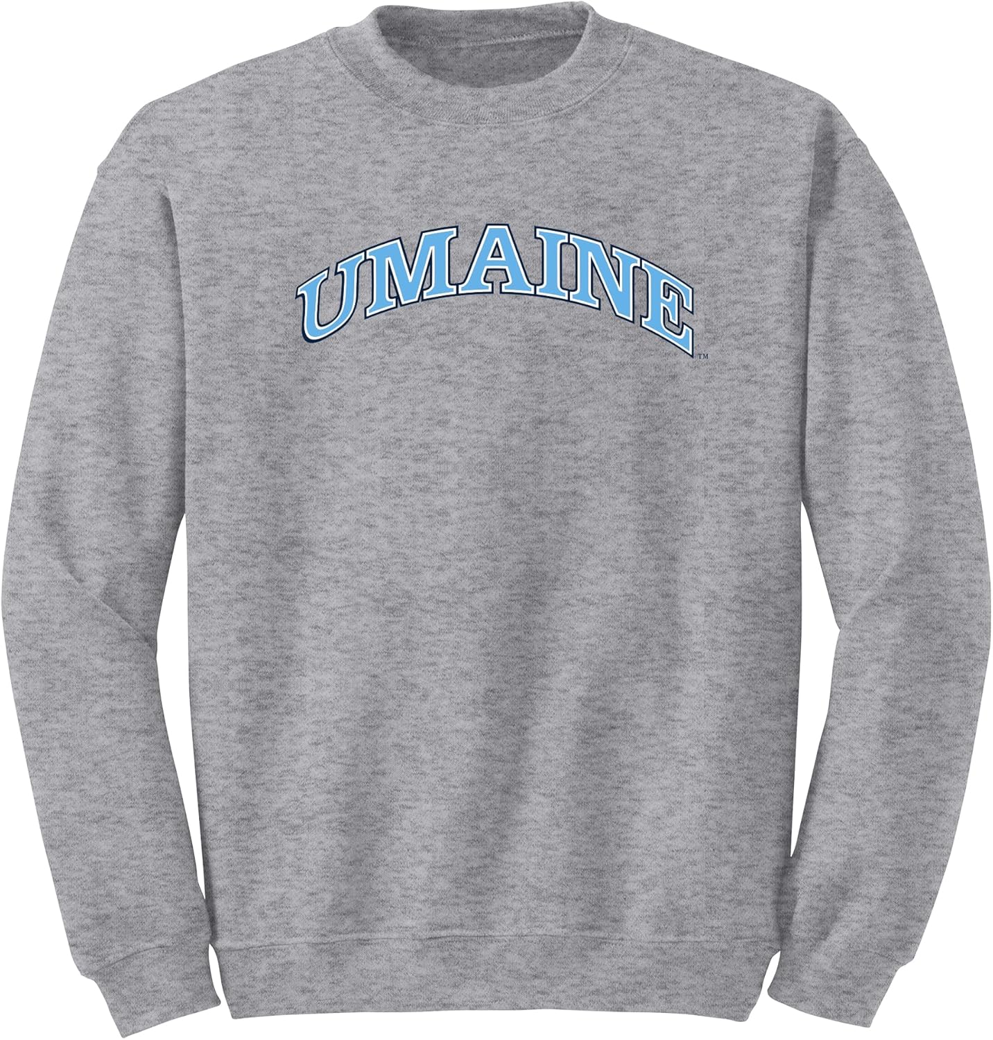 NCAA Arch Logo Team Color Crewneck Sweatshirt for Fans