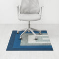 Office Chair Mat 36 x 48 - Jacquard Woven Top, Anti-Slip