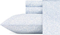Full Sheet Set Buttery-Soft Cotton Sateen - Blossoming Blue