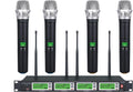 GTD Audio 4x800 UHF Diversity Wireless Handheld Mic System - Reliable