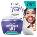 Olay Retinol Face Moisturizer 24 MAX Night Cream + Cleansing Melts