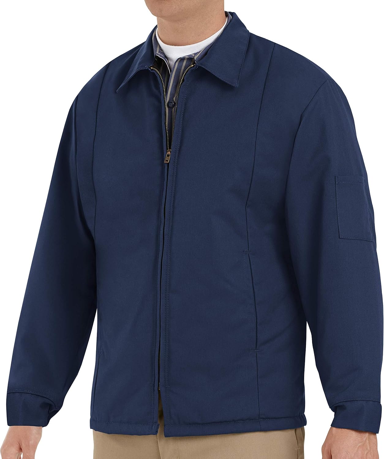Red Kap Men's Perma Lined Panel Jacket for Ultimate Comfort
