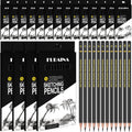 216 Pcs Drawing Sketching Pencil Set Professional - Complete Graphite