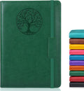 Lined Journal Notebook A5 Hardcover Leather - Travel & Notes