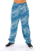 Zubaz Men's Zebra Left Hip Logo Track Pant - Bold Team Style pride
