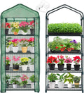 Mini Greenhouse 4-Tier Rack Stand for Indoor Outdoor - Compact Plant