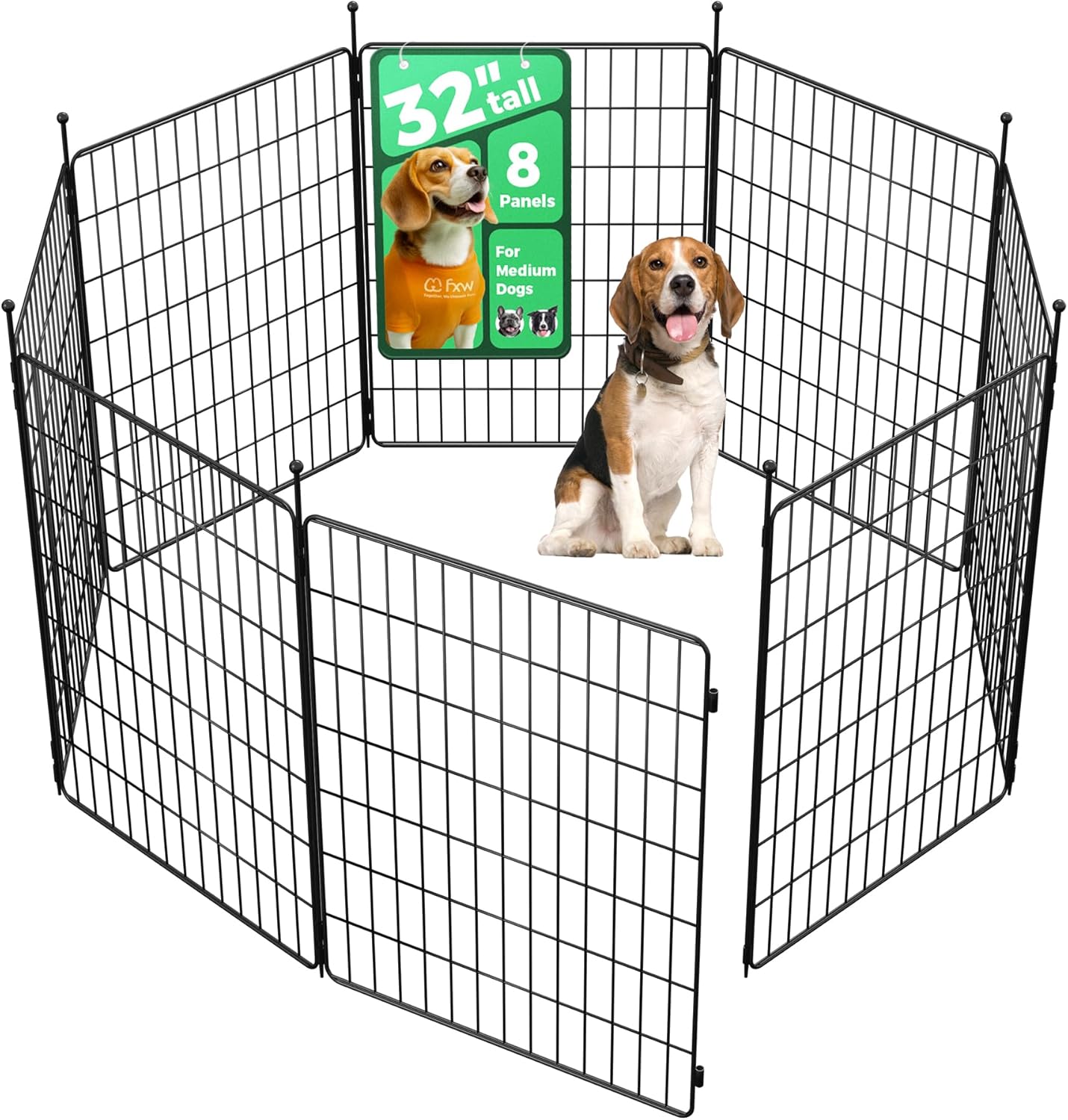 FXW MiniPaws Unleashed Dog Playpen for Small Dogs and RVs