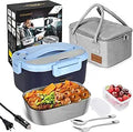 Electric Lunch Box Heated 80W Portable Food Warmer - Fast Hot Meals