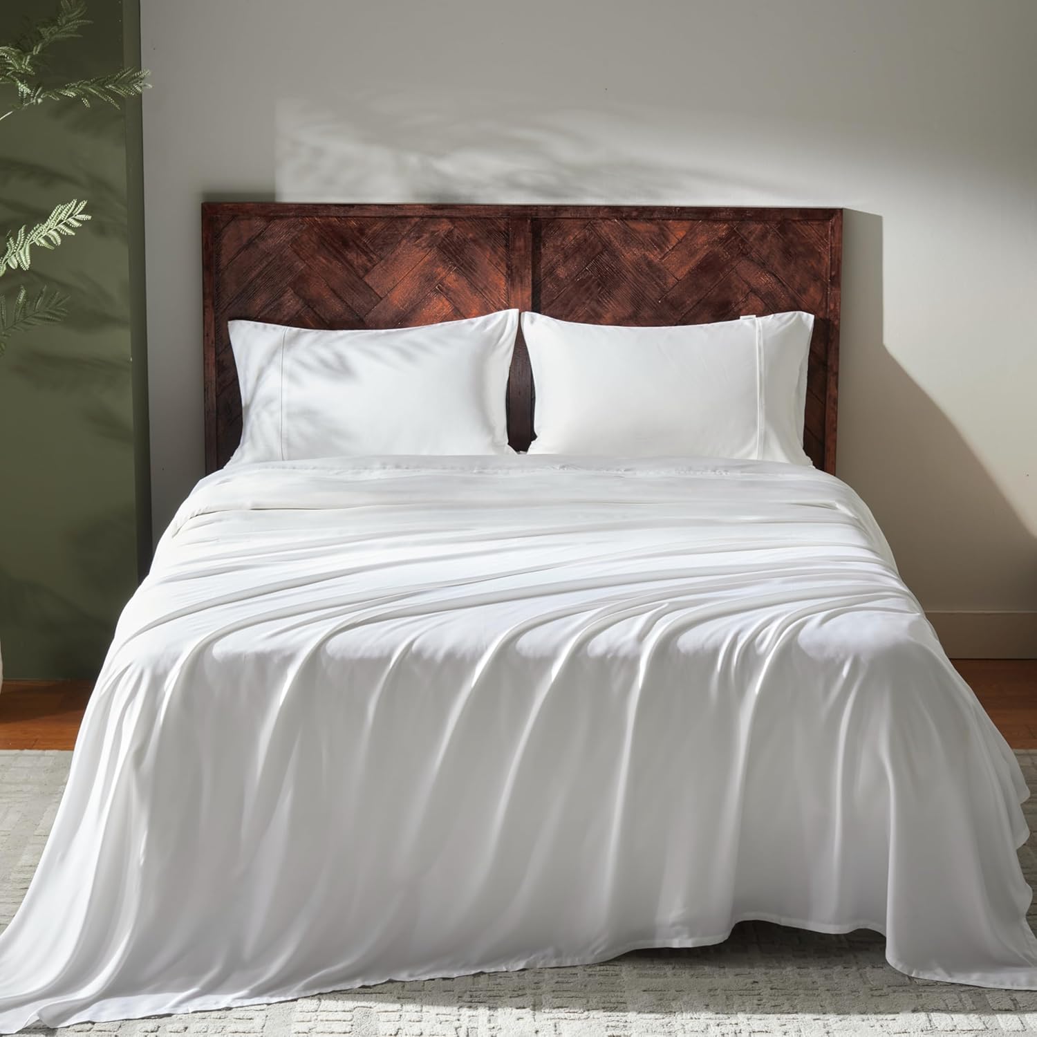 GOKOTTA King Size Sheets Set - Silky Soft Bamboo Cooling Sheets