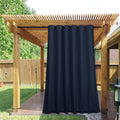 Outdoor Curtains for Patio Waterproof & Windproof - Navy Blue W84 x