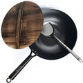 12.5 Inch Carbon Steel Wok for All Cooking Needs and Styles