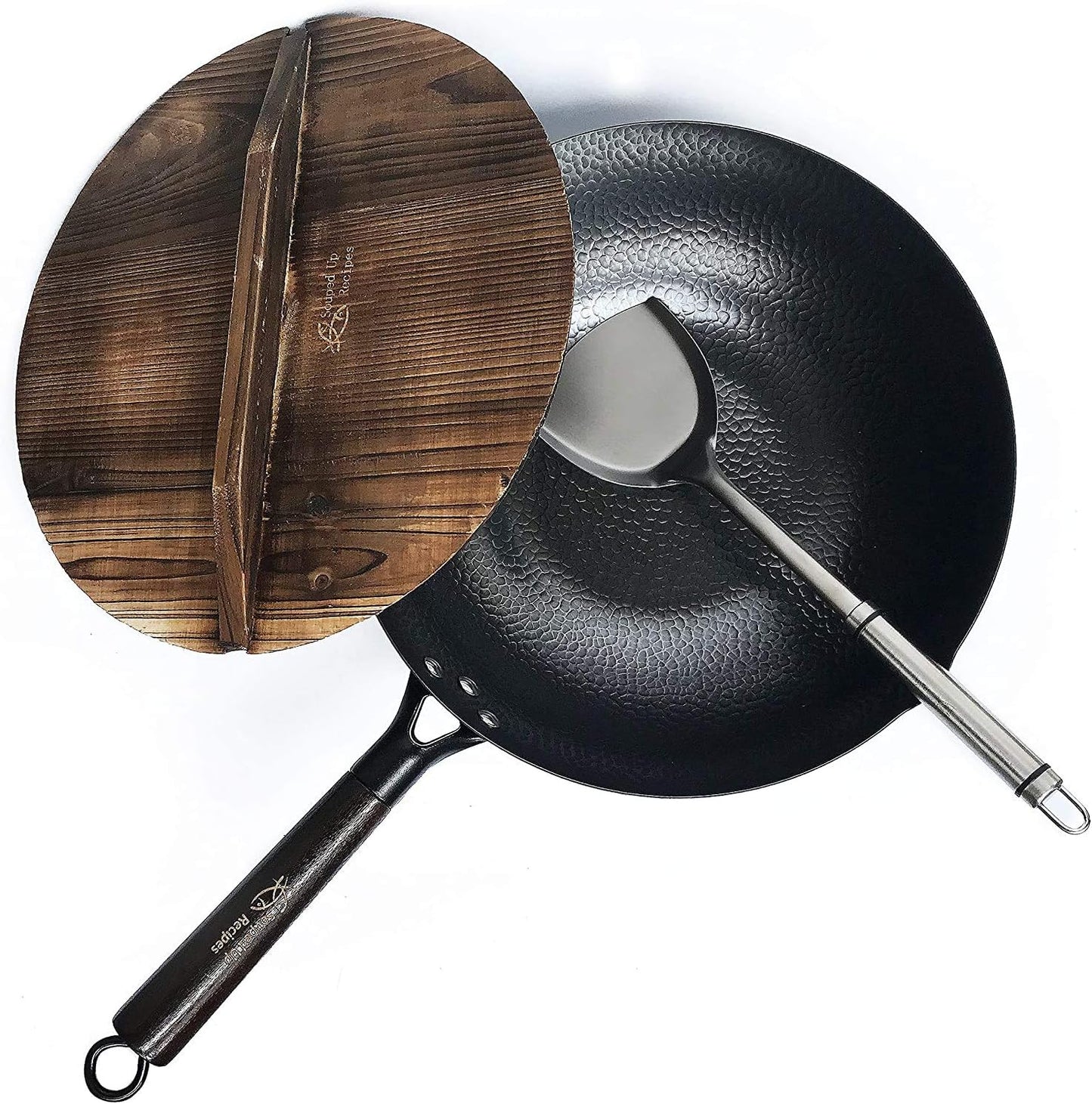 12.5 Inch Carbon Steel Wok for All Cooking Needs and Styles