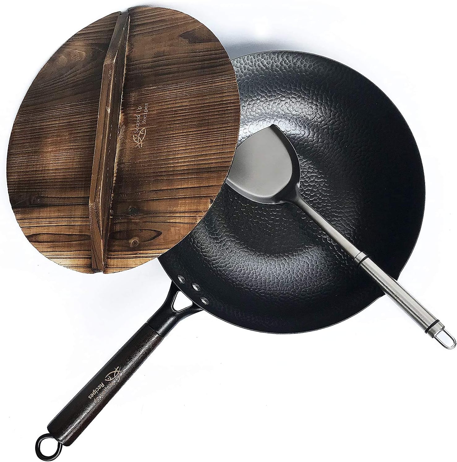 12.5 Inch Carbon Steel Wok for All Cooking Needs and Styles