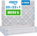 Aerostar 20x23x1 MERV 8 Furnace Filter - High Efficiency Pleated