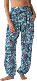 Lotus and Luna Women's Harem Pants for Beach and Lounge Style