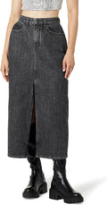 Dixon Denim Column Skirt - Stylish everyday denim with a flattering