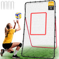 BAGAIL Volleyball Rebounder Net 7x4 Ft - Adjustable 5 Angles