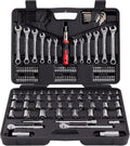 161 Piece Mechanic Tool Set for Home and Automotive Repair