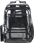 Heavy Duty Clear Backpack - Transparent School Stadium Backpack