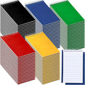 100 Pieces Spiral Memo Pads Bulk 3 x 5 in Top Bound Lined Notepads