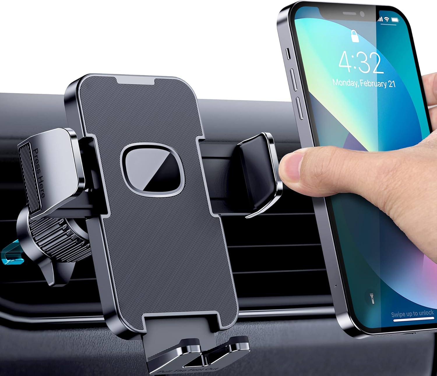 CINDRO Car Vent Phone Mount: Secure Hold