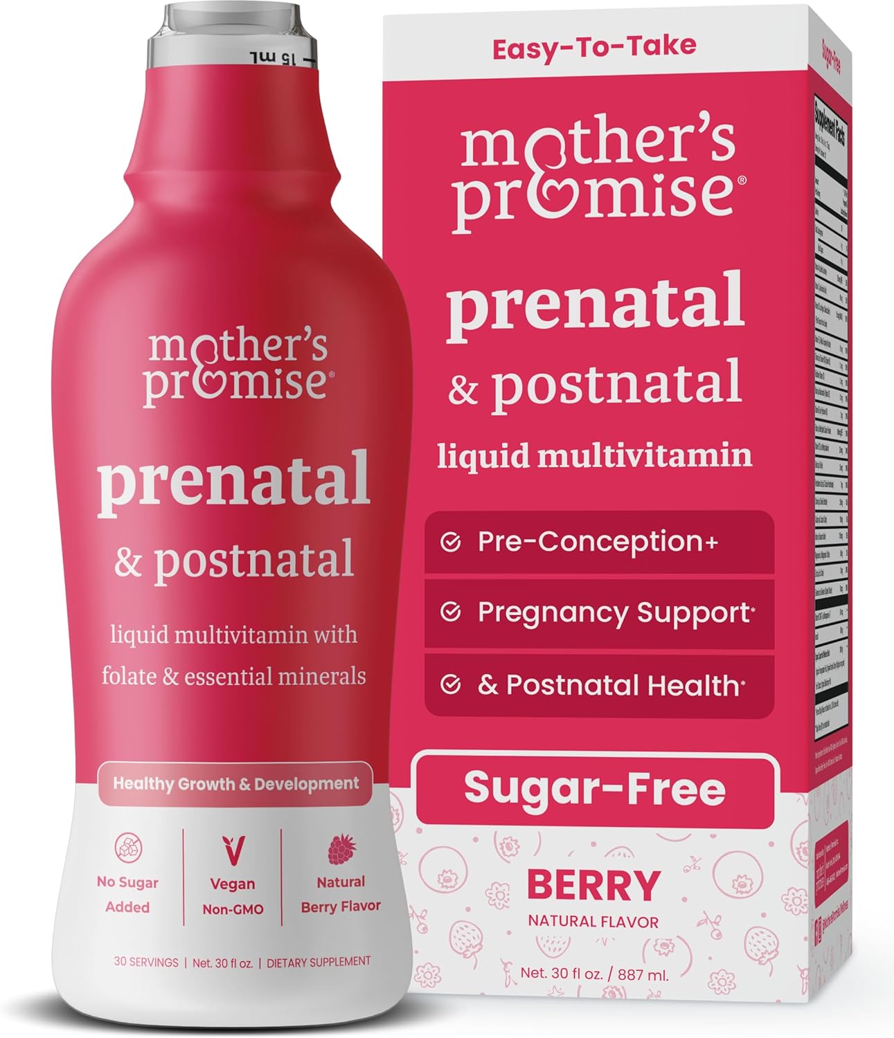 Mother's Promise Prenatal & Postnatal Multivitamin for Women