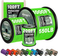 Paracord Rope 550 lb 4MM - Heavy-Duty Parachute Cord for Outdoors