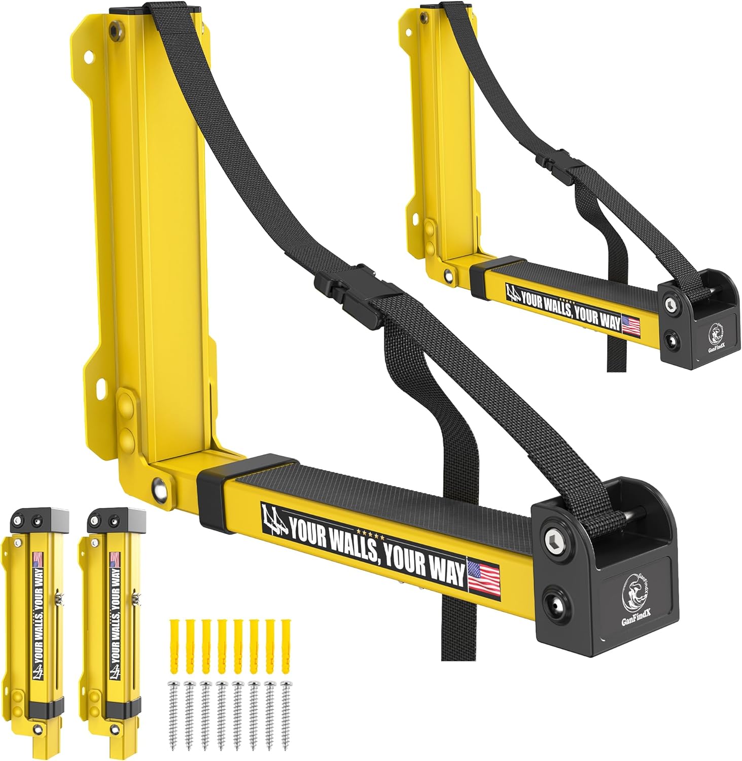 Space-Saving Kayak Wall Rack | Heavy-Duty Storage