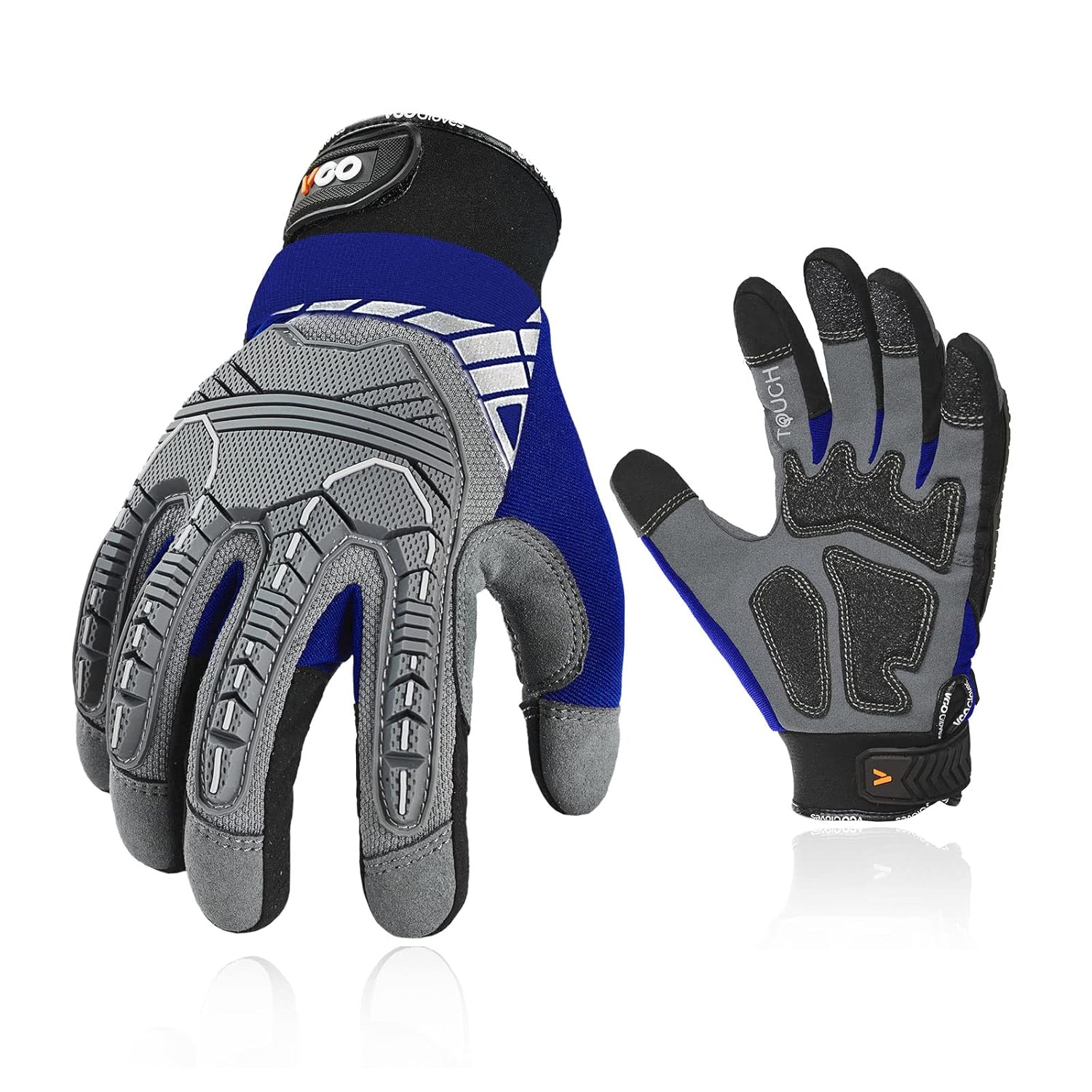Vgo Heavy Duty Synthetic Leather Work Gloves for Mechanics