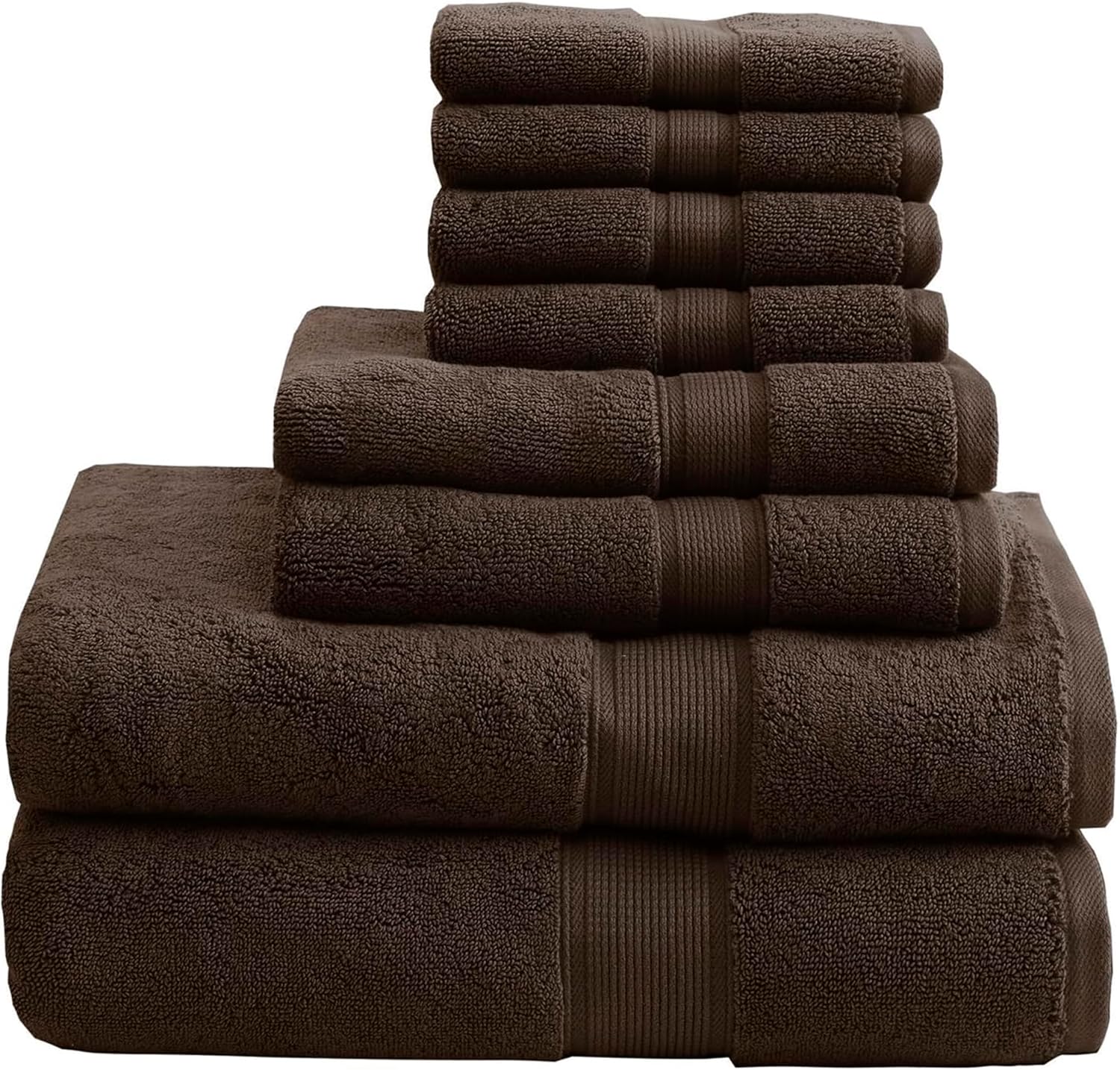 Luxurious 800GSM Cotton Bathroom Towel Set of 8 for Spa Quality