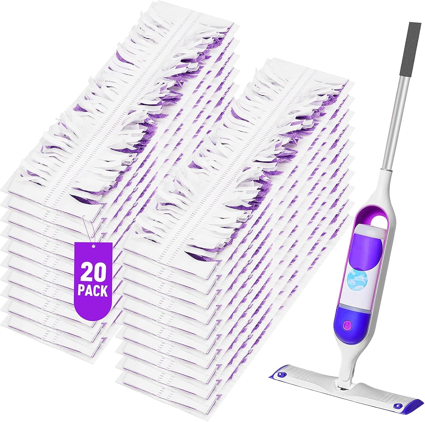 MATFORCA Swiffer PowerMop Refills - 20 Pack