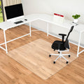 Office Chair Mat for Hardwood Floors 45 in x 53 in - Clear Desk Floor