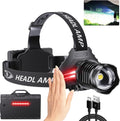 AMAKER LED Rechargeable Headlamp - Super Bright USB Rechargeable
