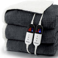 Heated Blanket Electric Blanket King Waffle for Ultimate Comfort
