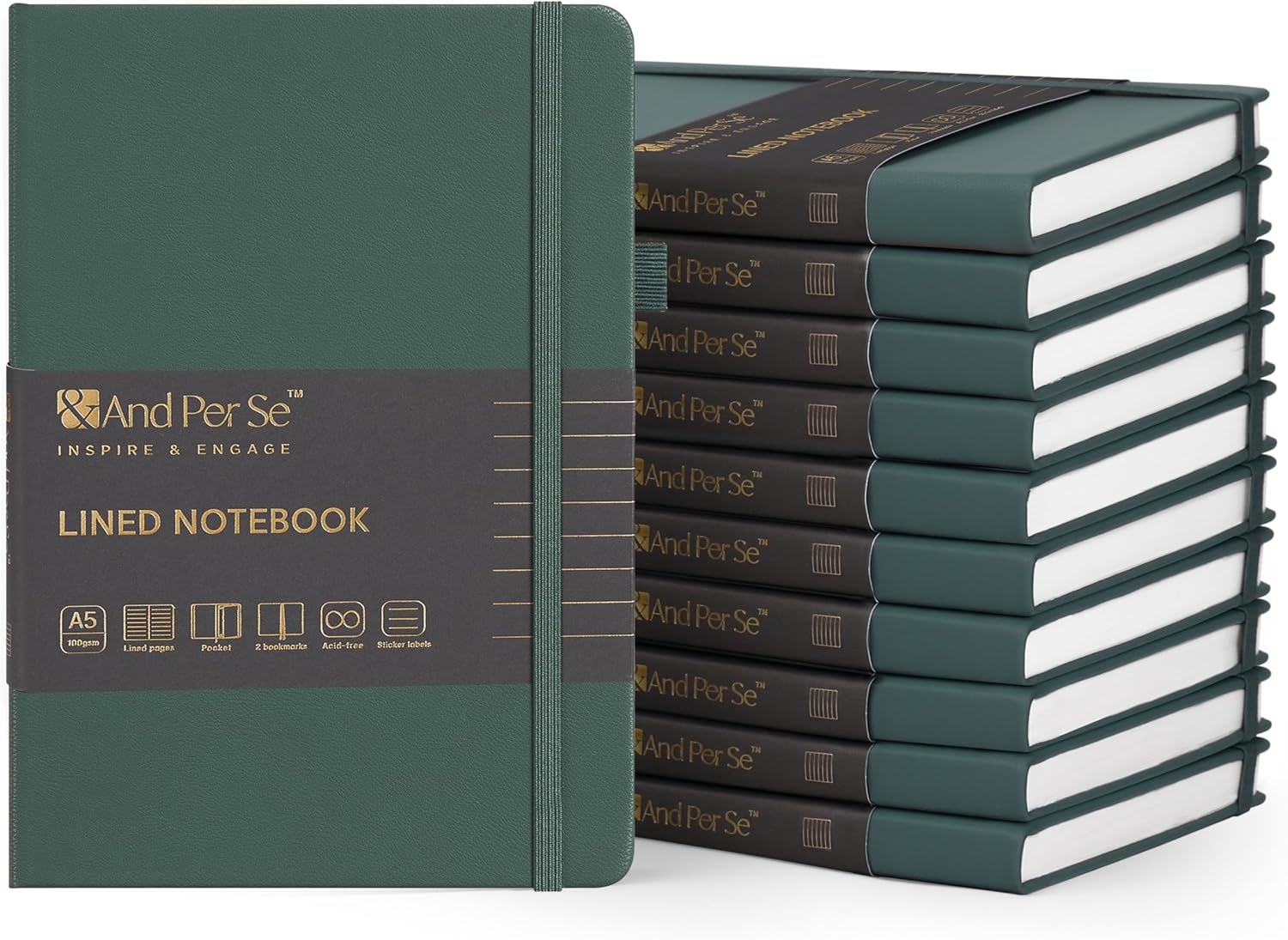Lined Journal Notebook with 160 Pages for Writing and Planning