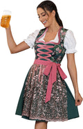 Oktoberfest Dirndl Dress for Women - Classic Bavarian Costume