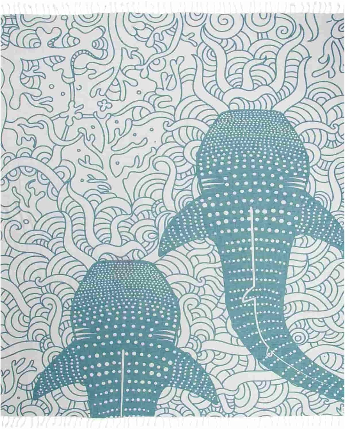 Sand Cloud Large Turkish Beach Towel - Quick Dry & Sand Free