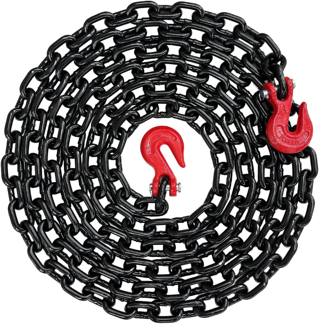 1/2 X 25ft Grade 80 Transport Binder Chain for Heavy Duty Use