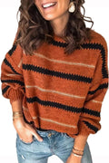 Necooer Womens Sweater Pullover Casual Long Sleeve Crewneck - Cozy