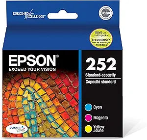 EPSON T252 DURABrite Ultra Ink Standard Capacity Color Combo Pack