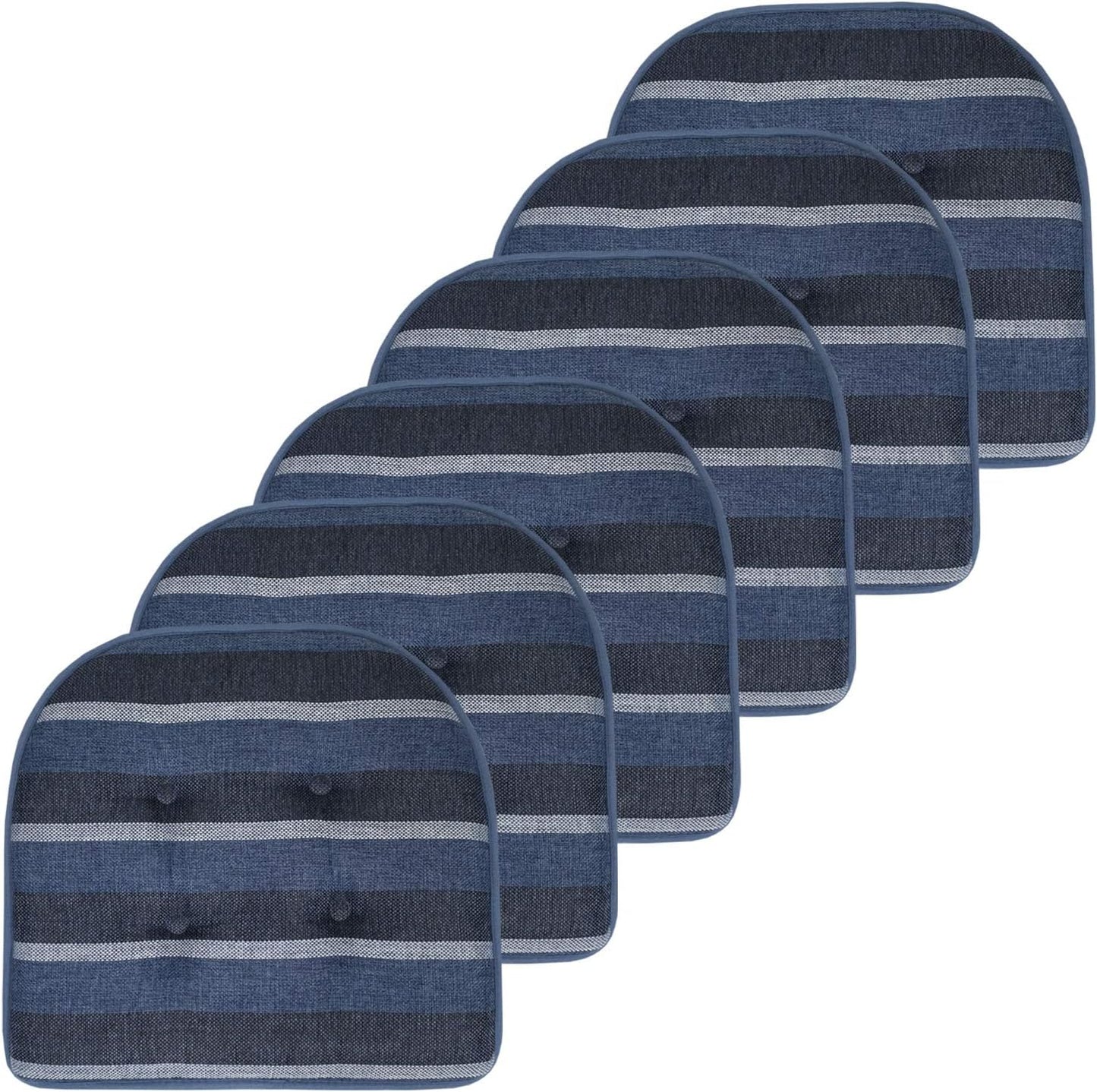 Sweet Home Collection Memory Foam Chair Cushion Pads for Comfort