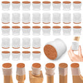 32Pcs Silicone Chair Leg Floor Protectors - Non Slip Pads