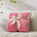 Snuggle Sac Hot Pink Throw Blanket for Cozy Comfort and Style