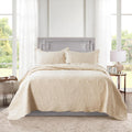 HoneiLife Quilt Set Queen Size - Lightweight Reversible Paisley Quilt