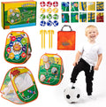 Bean Bag Toss Game Toy - 3-in-1 Soccer, Dart & Toss for Kids
